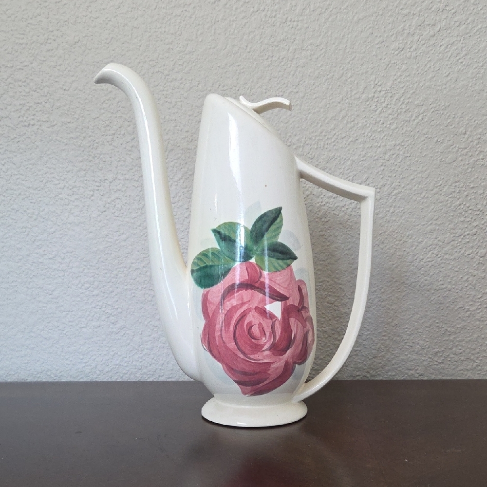 Rare Vintage Red Wing Lexington Ceramic Teapot with Lid